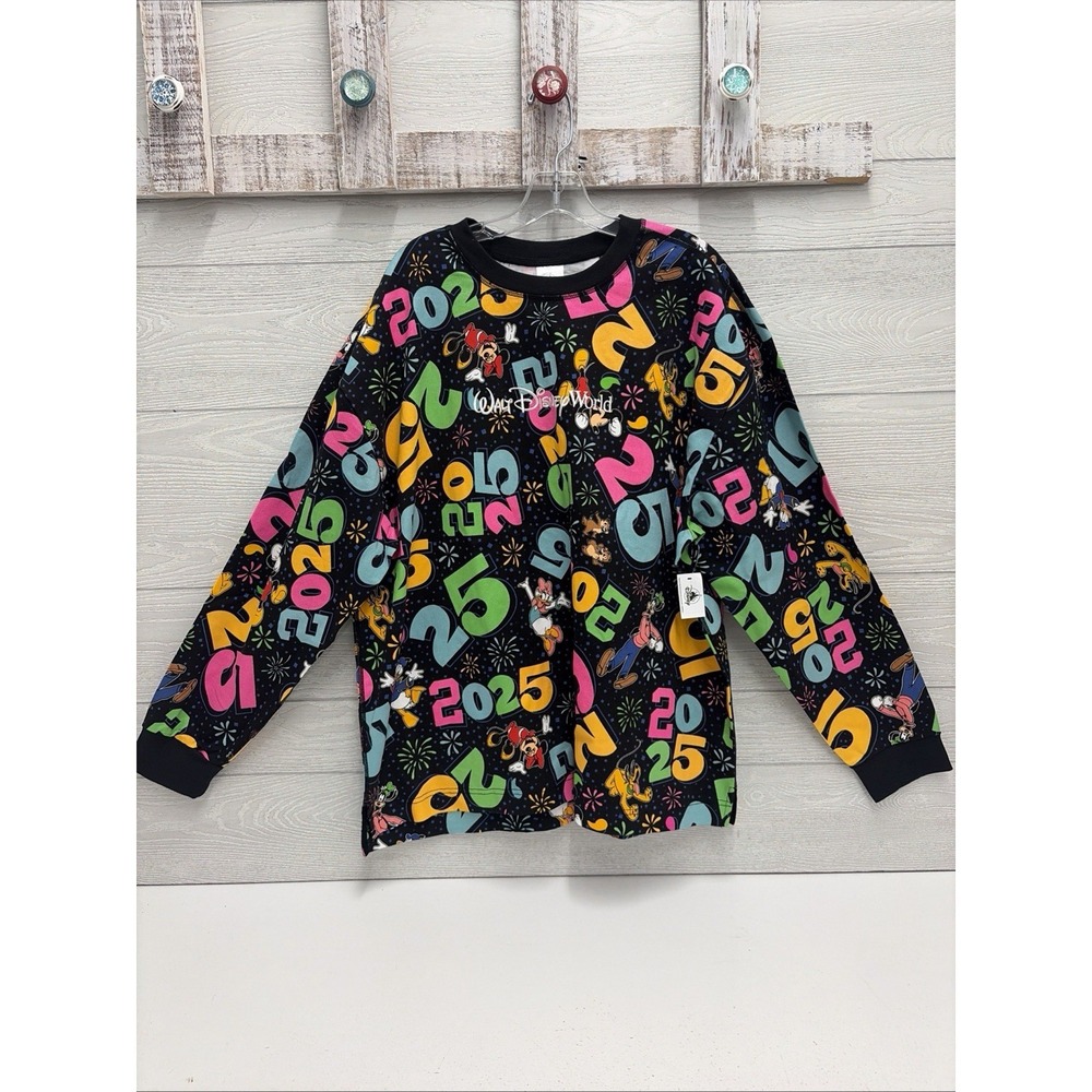NWT Walt Disney World Resort Pullover Crew Oversized Sweatshirt 2025 Adult XL